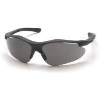 Pyramex Fortress Safety Glasses - Gray Lens, Black Frame