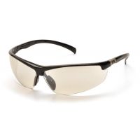 Pyramex Forum Safety Glasses - Black Frame/Indoor/Outdoor Mirror Lens