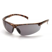 Pyramex Forum Safety Glasses - Tortoise Shell Frame/Gray Lens