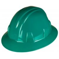 Pyramex Full Brim 6 Point Ratchet Suspension Hard Hat, - Green