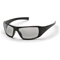 Pyramex Goliath Safety Glasses - Black Frame and Clear Lens
