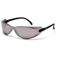 Pyramex GT 2000 Safety Eyewear - Silver Mirror Lens, Black Temples Frame