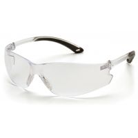 Pyramex Itek Series Safety Glasses - Clear Temple Frame and Clear Anti Fog Lens