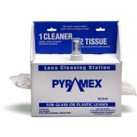 Pyramex Lens Cleaning Station w/ 8oz Cleaning Solution / 600 tissues