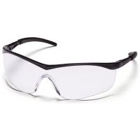 Pyramex Mayan Safety Glasses - Clear Lens, Black Frame