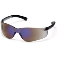 Pyramex Mini Ztek Safety Glasses - Blue Mirror Lens, Blue Mirror Frame