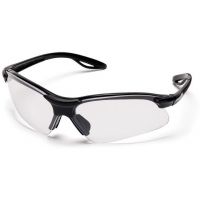 Pyramex Presidente Safety Glasses - Clear Lens, Black Frame