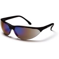 Pyramex Rendezvous Safety Glasses - Blue Mirror Lens, Black Frame