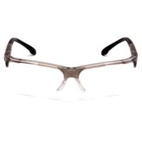 Pyramex Rendezvous Safety Glasses - Clear Anti-Fog Lens, Crystal Gray Frame