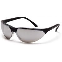 Pyramex Rendezvous Safety Glasses - Silver Mirror Lens, Black Frame
