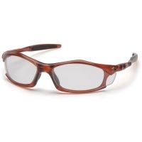 Pyramex Solara Safety Glasses - Clear Lens, Trans Orange Frame
