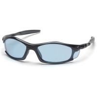 Pyramex Solara Safety Glasses - Infinity Blue Lens, Black Frame