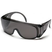 Pyramex Solo Safety Glasses - Gray Lens, Gray Frame