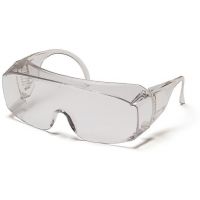 Pyramex Solo Safety Glasses - Clear Over Prescription Lens, Clear Jumbo Frame