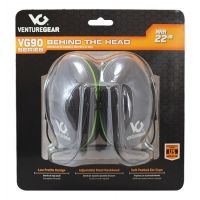 Pyramex VentureGear PM9010 Ear Muffs NRR 22db Blue With Green Trim Clampacked VGBH9010C