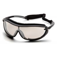 Pyramex XS3 Plus Safety Glasses - Indoor/Outdoor Mirror AF Lens, Black Frm