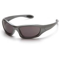 Pyramex Zone 3 Safety Glasses - Gray Lens, Gun Metal Frame