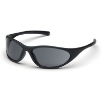 Pyramex Zone II Safety Glasses - Gray Lens, Matte Black Frame