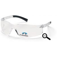 Pyramex Ztek Readers Glasses - Clear + 2.5 Lens, Clear Frame