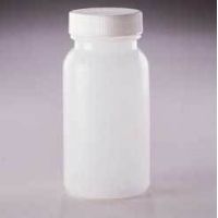 VWR Wide Mouth Round Bottles, High-Density Polyethylene, with Caps 7358G/EPA