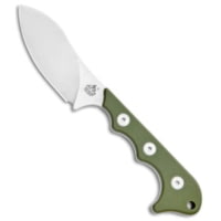 QSP Knife QSP Neckmuk Fixed Blade Neck Knife Green G-10 2.8 Satin QS125-C 77ACC013