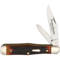 Queen Swell Center Stag Folding Knife