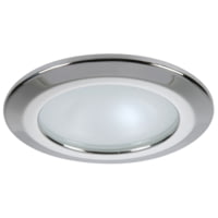 Quick Kor XP Downlight 6W LED Round Light w/ Round Stainless Bezel