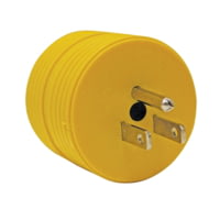 Quick Products QP-RV050 Round Adapter Plug 15A Male To 30A Female