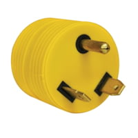 Quick Products QP-RV051 Round Adapter Plug 30A Male To 15A Female