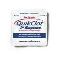 QuikClot 1st Response TraumaPak First Aid Kit Hemostatic Agent Z-Medica 1x100g sponge/bandage/gauze