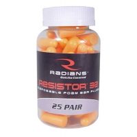 Radians FP70RD/25 FOAM PLUGS Earplugs Orange
