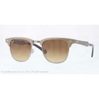 Ray-Ban CLUBMASTER ALUMINUM RB3507 Single Vision Prescription Sunglasses
