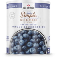 ReadyWise Simple Kitchen Freeze-Dried Whole Blueberries - 28 Serving Can