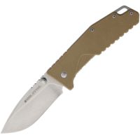 Real Steel E963 Linerlock Coyote Folding Knife