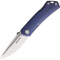 Real Steel Luna Maius Blue 3in Folding Knife