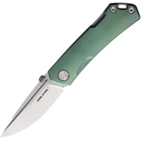Real Steel Luna Maius Green 3in Folding Knife