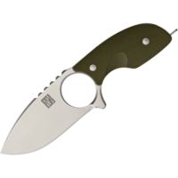 Real Steel Mini 127 Neck Knife Green Fixed Blade Knife
