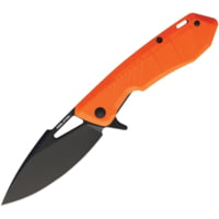 Real Steel Pelican Framelock Orange Folding Knife