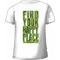 Realtree Rt Women's T-shirt "happy Place" X-large White<