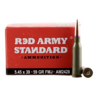 Red Army Standard AM2428 Red Army Standard 5.45x39mm 59 Gr Full Metal Jacket Boa