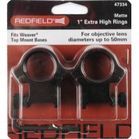 Redfield Mounts 4 Hole Aluminum Rifle Scope Rings Medium/High/X-tra High