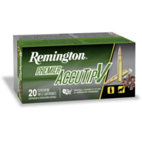 Remington .224 Valkyrie 60 Grain Accutip-V Boat Tail Brass Centerfire Rifle Ammunition
