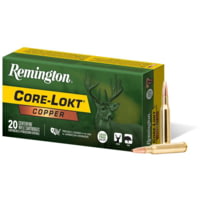Remington Core-Lokt .270 Winchester 130 grain Copper Hollow Point (CHP) Brass Cased Rifle Ammunition