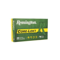 Remington Core-Lokt .300 AAC Blackout 130 Grain Pointed Soft Point Brass Cased Rifle Ammunition