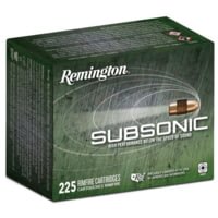 Remington Subsonic .22 Long Rifle 40 Grain Hollow Point Brass Cased Rimfire Ammunition