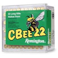 Remington CBee 22 .22 Long Rifle 33 Grain Truncated Hollow Point Brass Cased Rimfire Ammunition