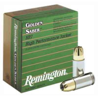 Remington Rem Ammo Golden Saber 9 mm +p 124gr. Bjhp 25-pack