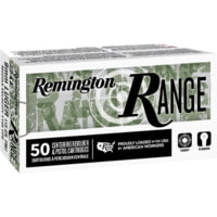 Remington Range 9mm Luger 115 Grain Full Metal Jacket Brass Cased Pistol Ammunition