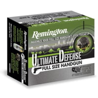 Remington Ultimate Defense Full-Size .40 S&amp;W 165 Grain Bonded Jacketed Hollow Point Centerfire Pistol Ammunition