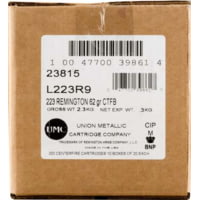 Remington UMC .223 Remington Closed Tip Flat Base Brass Cased Rifle Ammunition